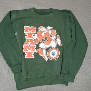 *FREE Vintage Boys University of Miami sweatshirt